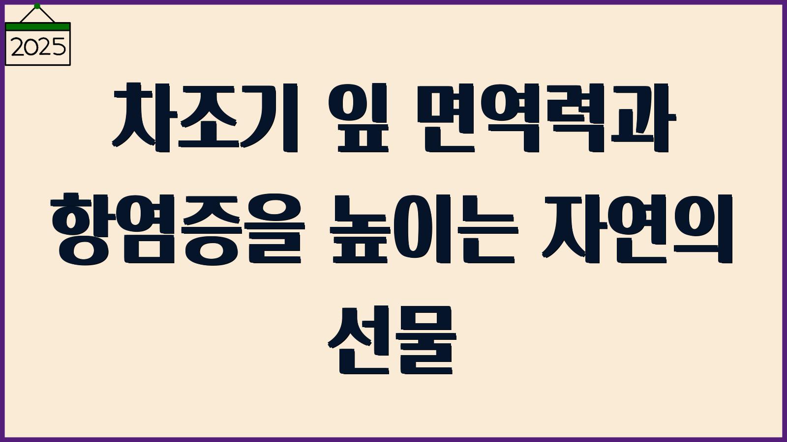 차조기 효능